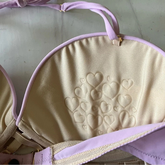 Upbra Push-up Bikini top Lavender 36D - Picture 6 of 9